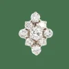 Bague marquise or diamants