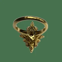 BAGUE MARQUISE RUBIS DIAMANTS