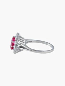 Bague Marquise Rubis synthétique
