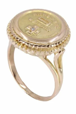 BAGUE MÉDAILLE D'AMOUR AUGIS DIAMANT