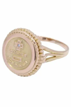 BAGUE MÉDAILLE D'AMOUR AUGIS DIAMANT