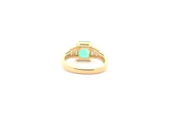 Bague émeraude 1,53 ct et diamants