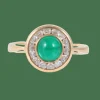 Bague Émeraude Cabochon