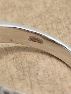 Bague émeraude et diamant en or blanc 18 carats