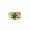 Bague émeraude et diamants