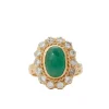 Bague émeraude et diamants