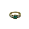 Bague émeraude et diamants