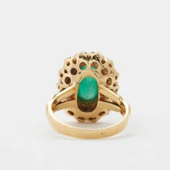 Bague émeraude et diamants