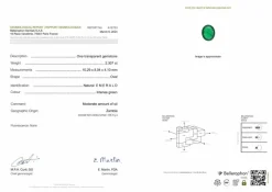 Bague émeraude et diamants