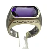 Bague moderne avec améthyste
