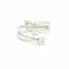 Bague modèle Recarlo avec diamants