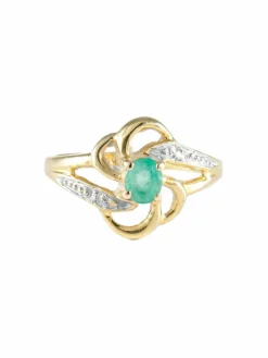 Bague Mouvementée Emeraude