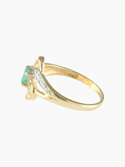 Bague Mouvementée Emeraude