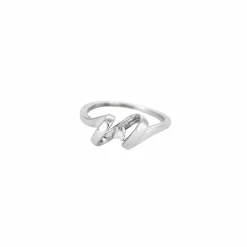 Bague Mouvementée or blanc