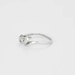 Bague Mouvementée or blanc
