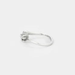Bague Mouvementée or blanc