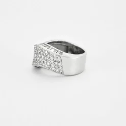 Bague mouvementée Or gris Diamants
