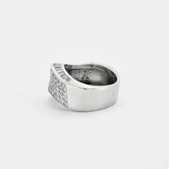 Bague mouvementée Or gris Diamants