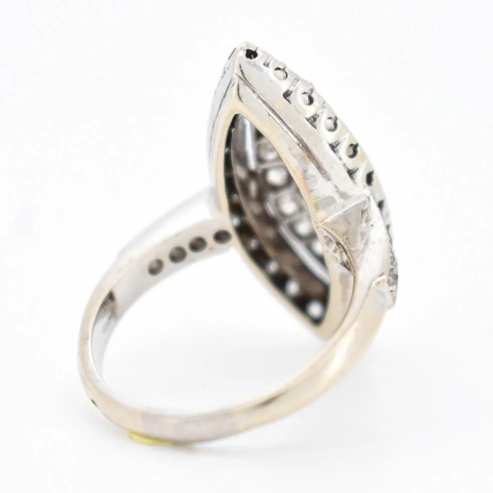 Bague Navette Diamants 4 carats