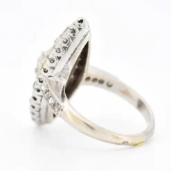 Bague Navette Diamants 4 carats