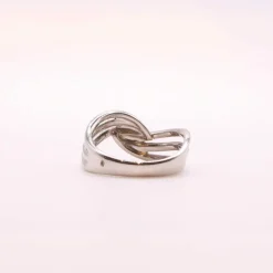 Bague Noeud de Diamants or blanc 18k