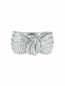 Bague Noeud Diamants