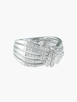 Bague Noeud Diamants