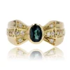 Bague noeud d'occasion saphir diamants