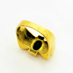 Bague Noeud Or Saphir