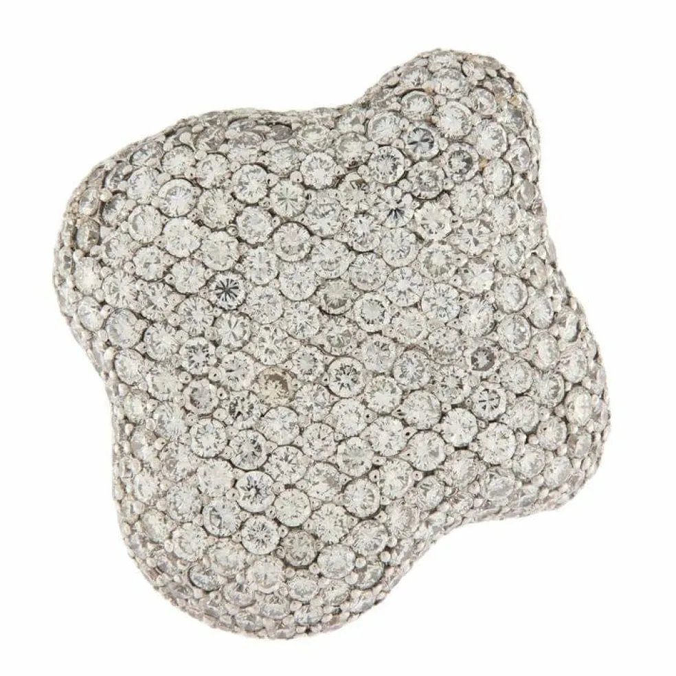 Bague Nuage pavage diamants 5,17 ct