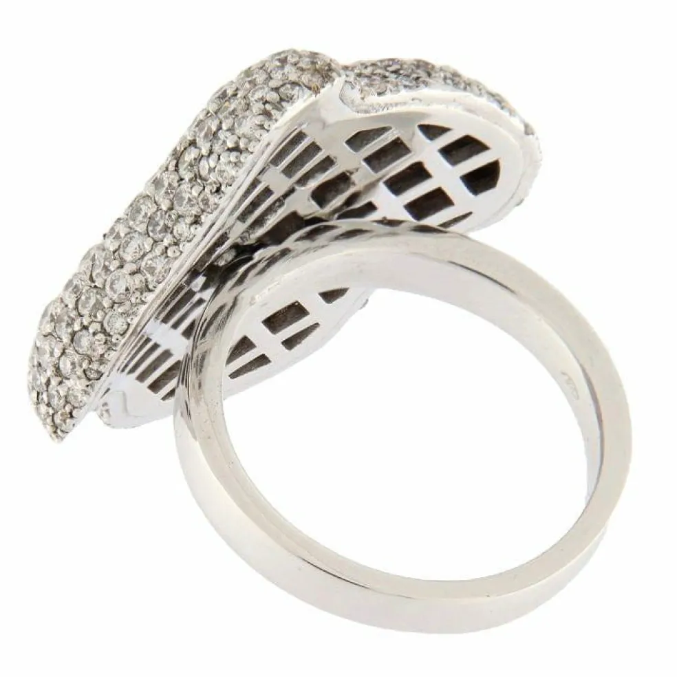 Bague Nuage pavage diamants 5,17 ct