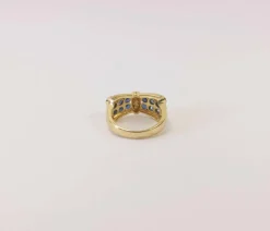 Bague nœud Saphir & Diamants