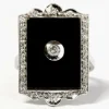 Bague Onyx Diamants