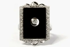 Bague Onyx Diamants