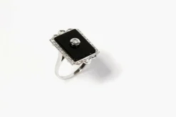 Bague Onyx Diamants