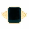 Bague, onyx ou