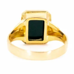 Bague, onyx ou