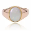 Bague opale or rose