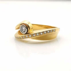 Bague or & diamants