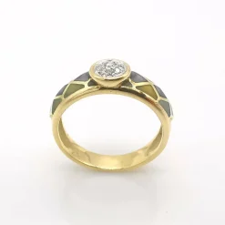 Bague or & diamants