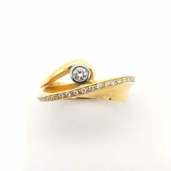 Bague or & diamants