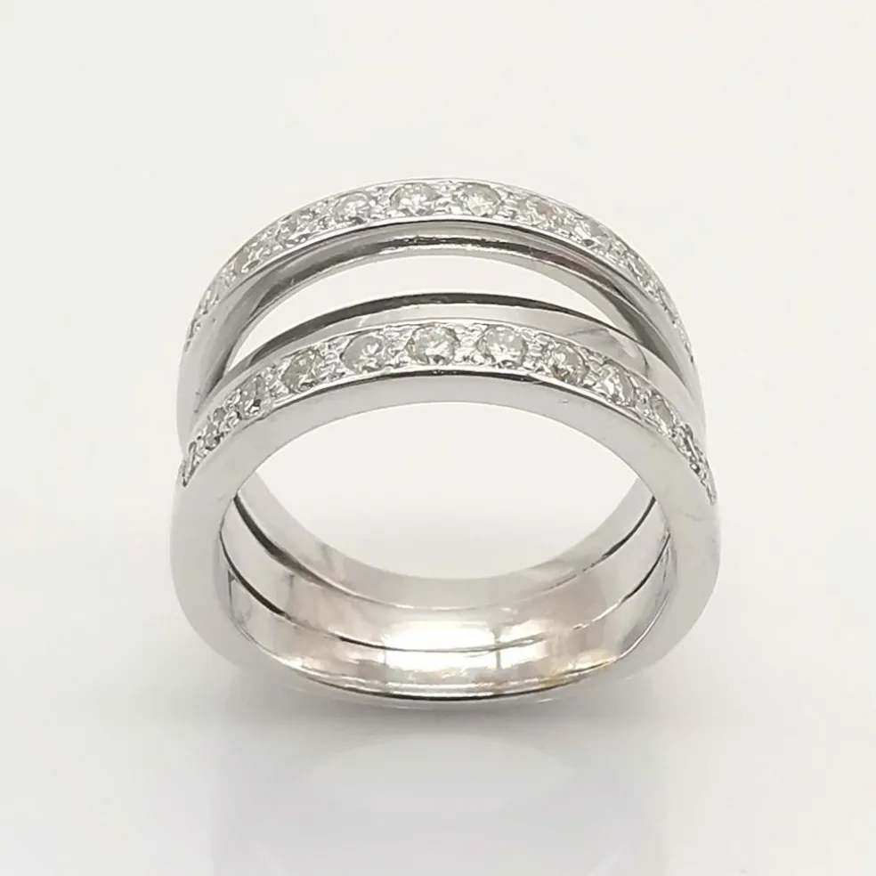 Bague or & diamants