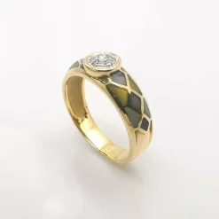 Bague or & diamants