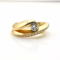 Bague or & diamants