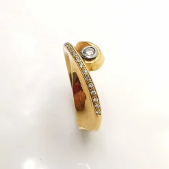 Bague or & diamants