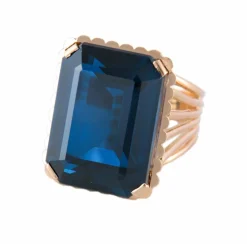 BAGUE OR & SPINELLE