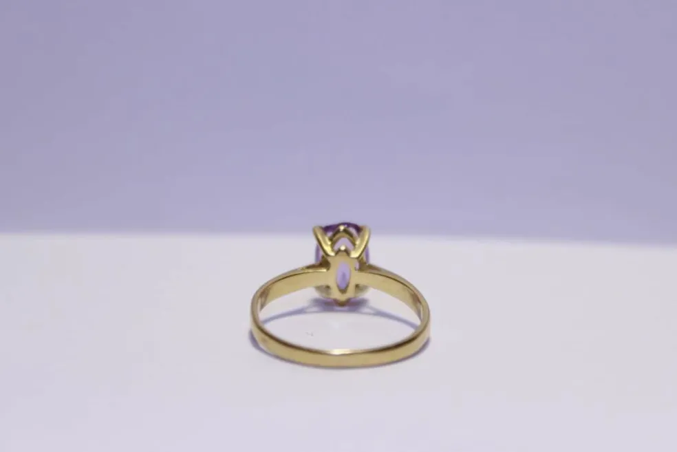 Bague Or Améthyste