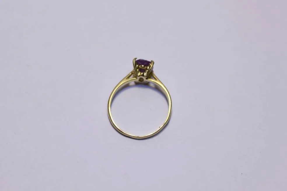 Bague Or Améthyste