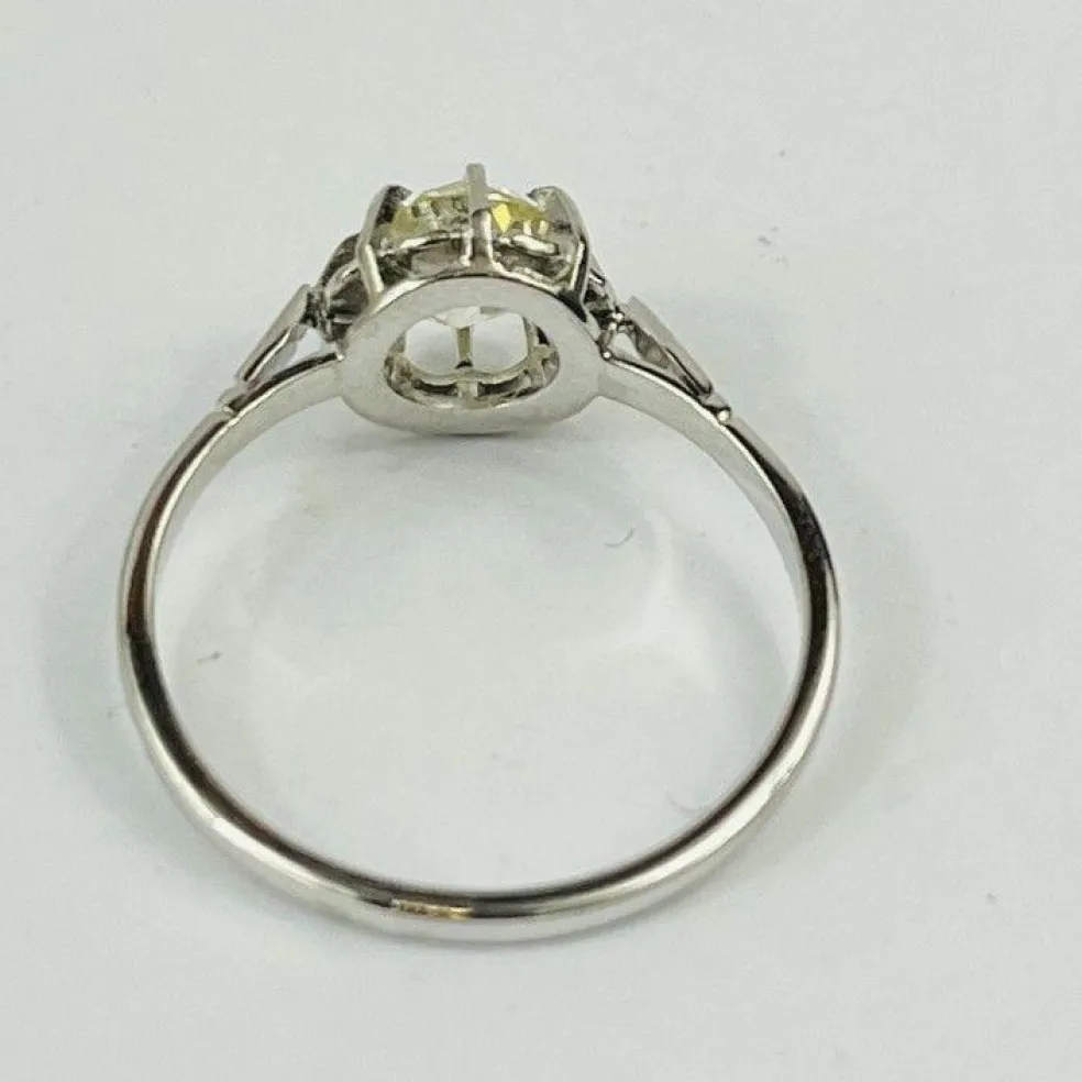 Bague Or avec Diamant Solitaire