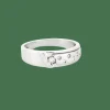 Bague or blanc